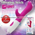 Sex toys penggeli G-spot wanita, Vibrator 2 stik penetrasi